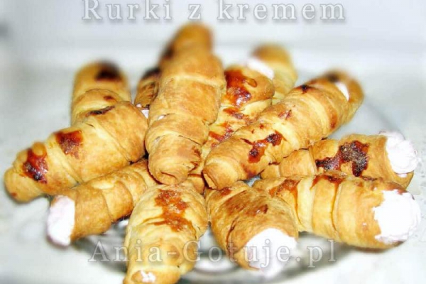 Rurki z kremem budyniowym Ewy Wachowicz