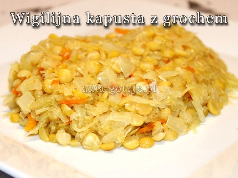 Wigilijna kapusta z grochem