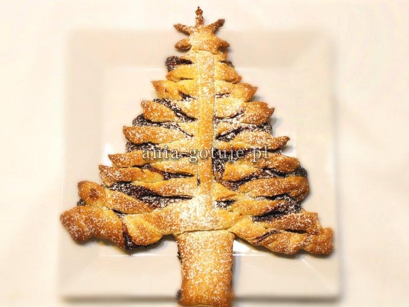 Choinka z ciasta francuskiego