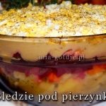 Śledzie pod pierzynką...