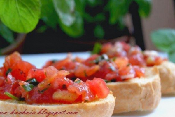 Bruschetta z ziołami