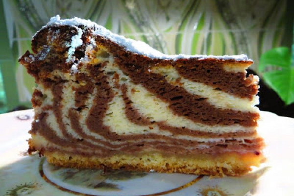 Sernik Zebra