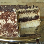 Tort :Kawa-kokos-orzech