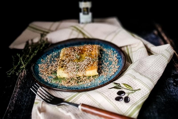 Zapiekana Feta w Filo po Grecku