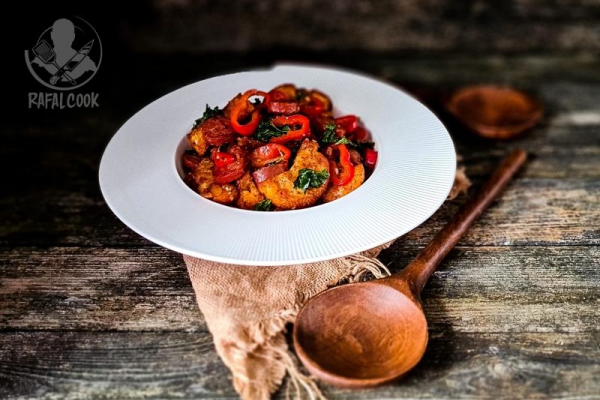 Migas z Chorizo