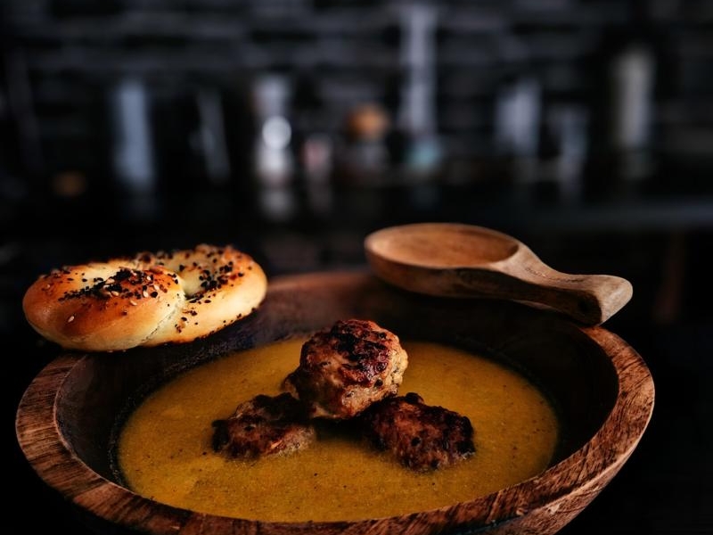 Zupa krem jarzynowa i klopsiki z air fryera