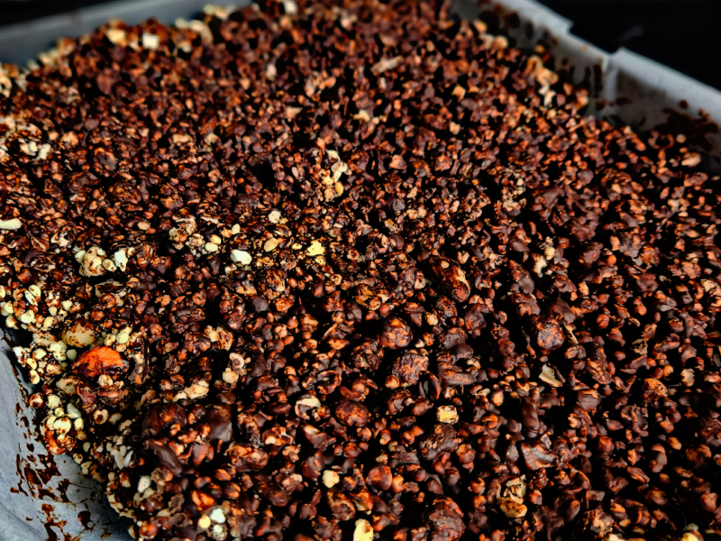 Czekoladowe Crunchy z Orkiszem i Orzechami