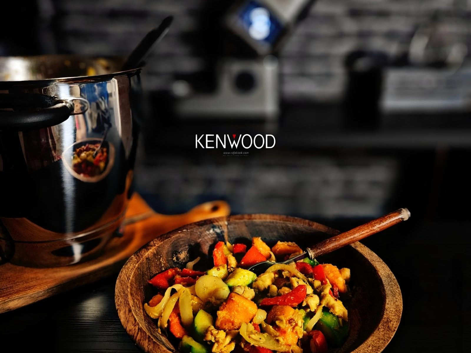 Kurczak z warzywami szybki obiad w Kenwood