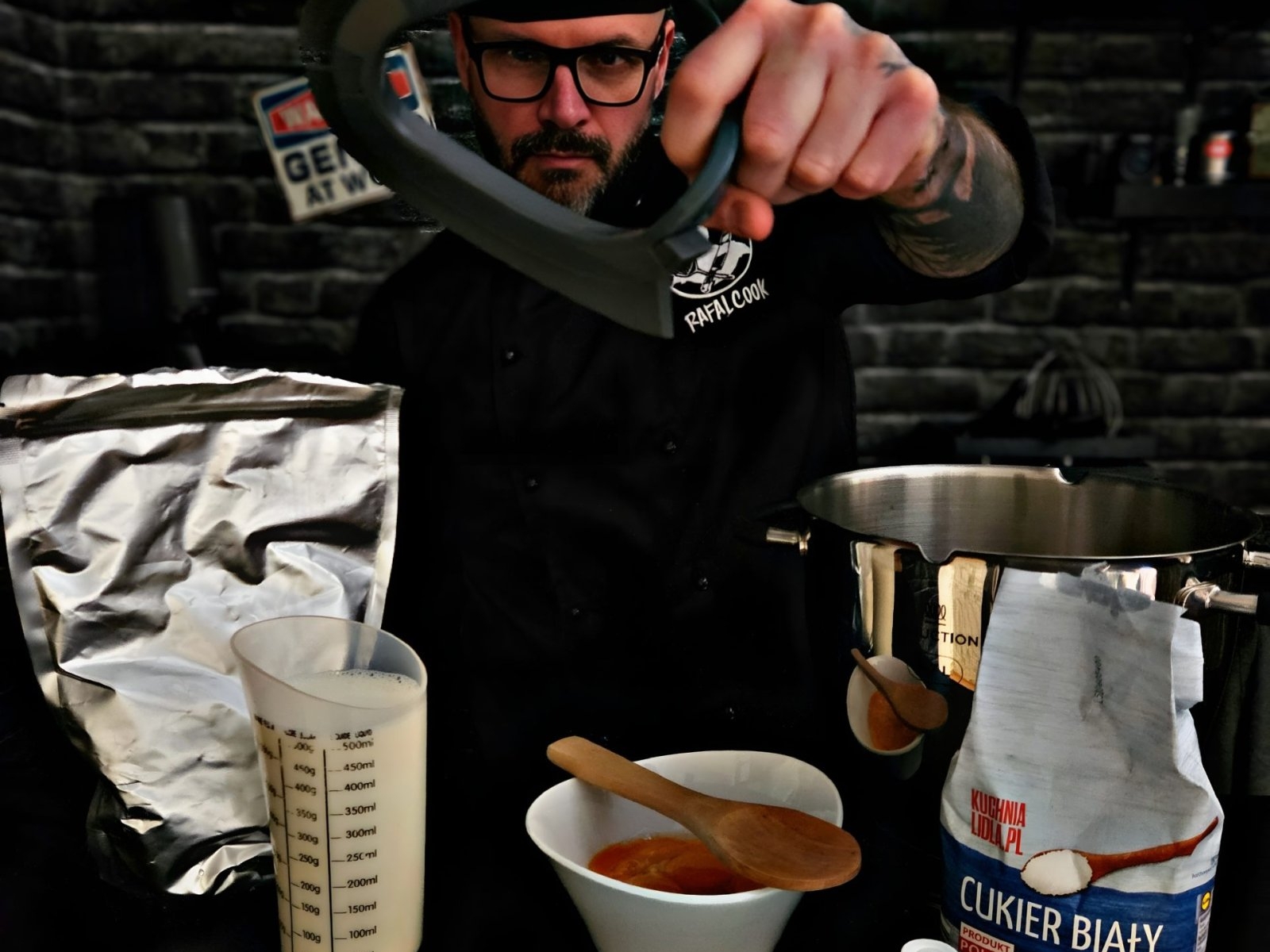 Krem cukierniczy pandan – Kenwood Chef XL