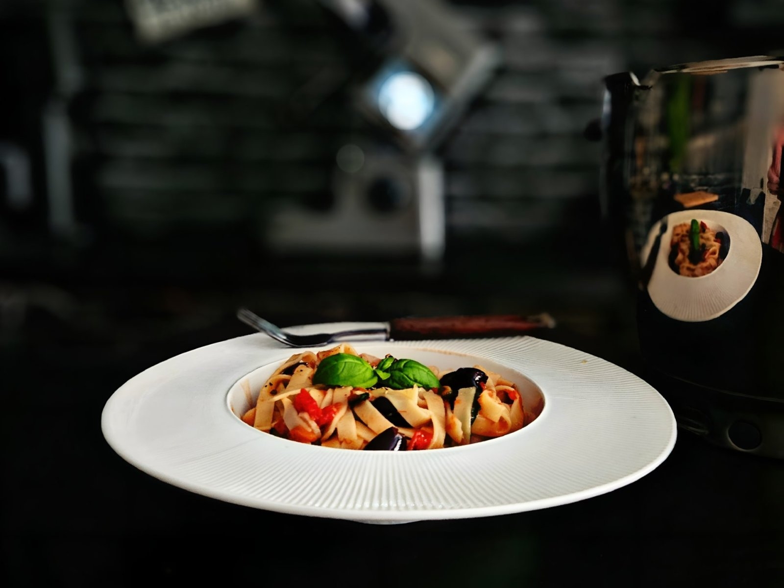 Tagliatelle alla puttanesca w Kenwood XL