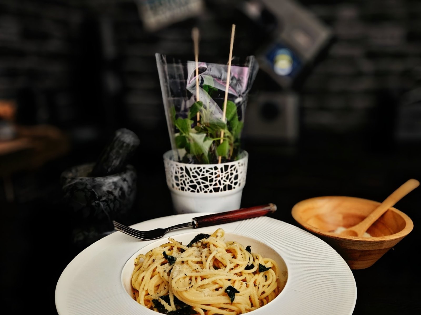Makaron z szałwią, cytryną i pecorino – Kenwood Cooking Chef XL