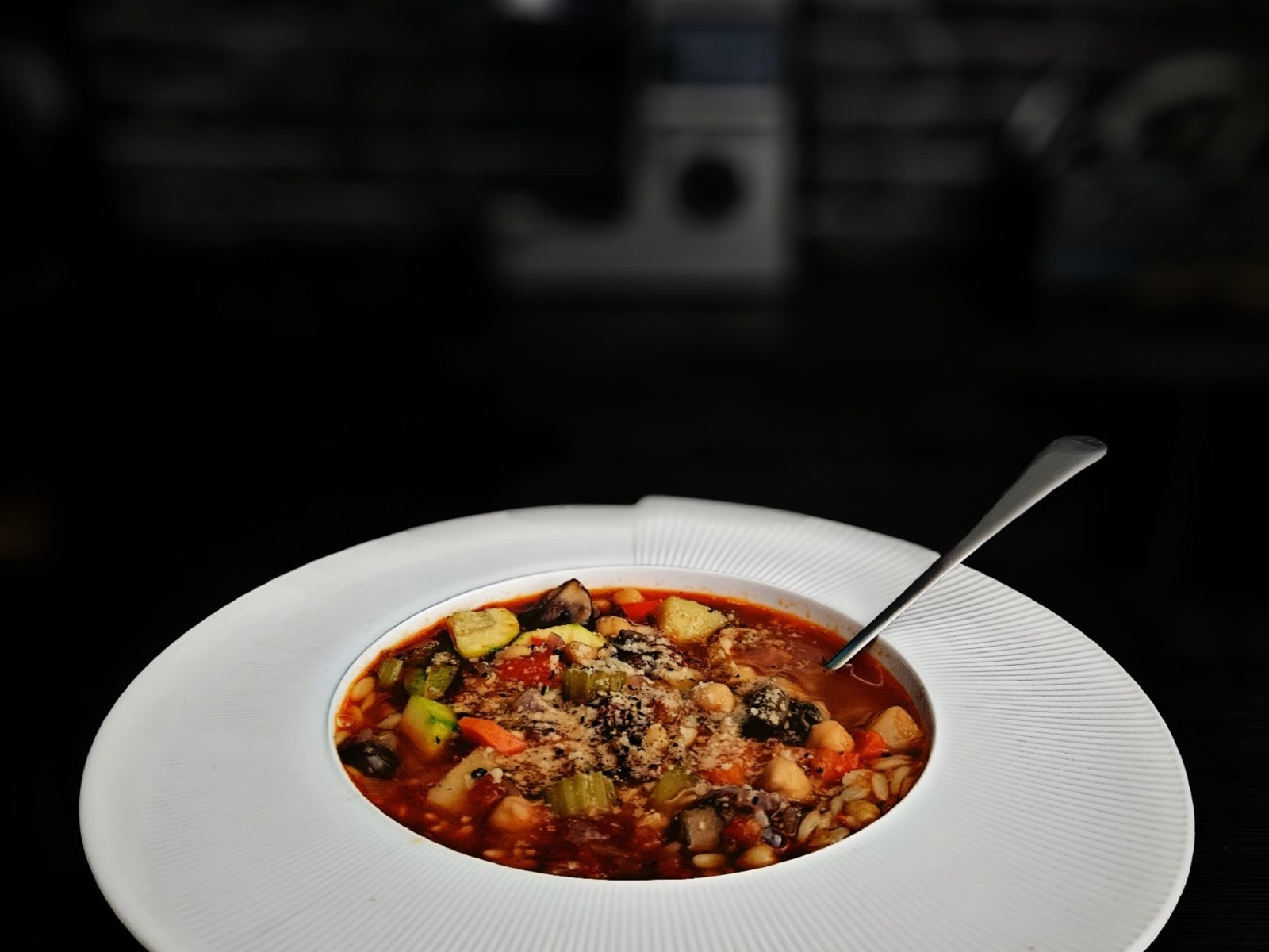 Minestrone z orzo w Kenwood Cooking Chef XL