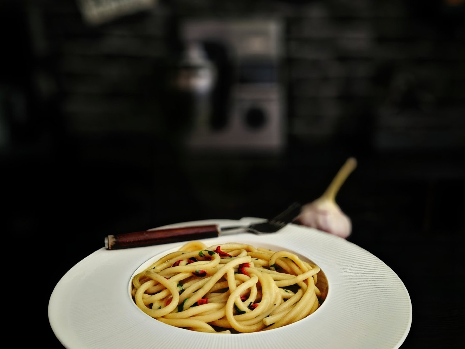 Aglio e Olio Michelin – kremowy czosnek