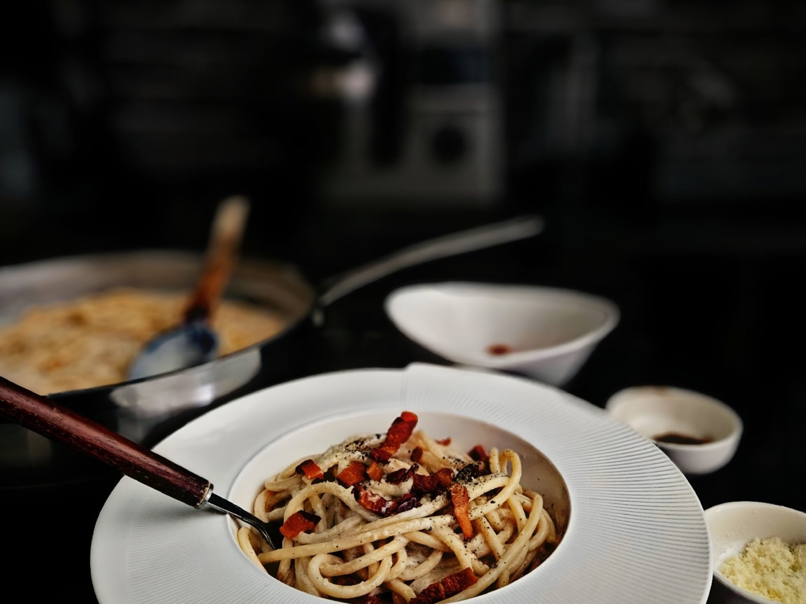 Carbonara z Ricottą, kremowa wersja klasyka