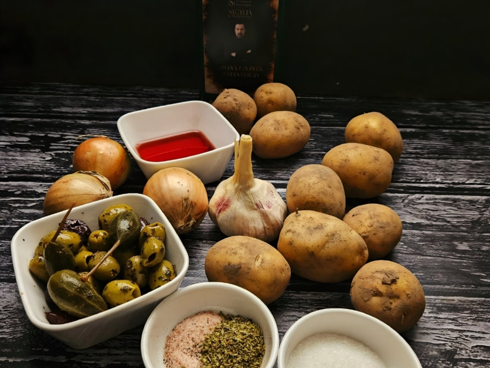 Patate Apparecchiate – sycylijskie ziemniaki agrodolce