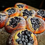 Brioche ai mirtilli e...