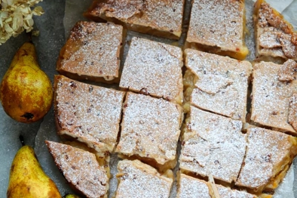 Gruszotka – ciasto z gruszkami