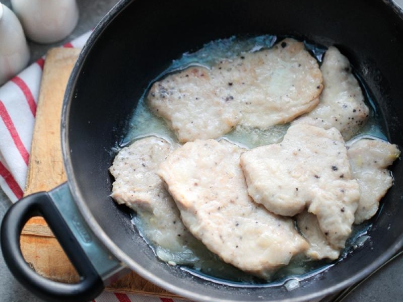 Pierś z indyka duszona