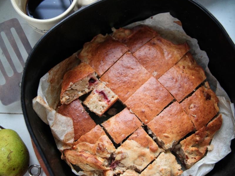 Szybkie ciasto z owocami z airfryer