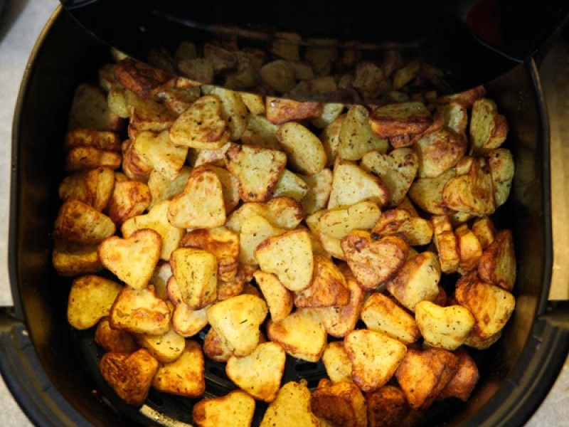 Walentynkowe frytki z airfryer