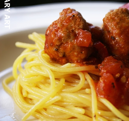 Spaghetti z pulpecikami (LOW FODMAP, gluten free, lactose free)