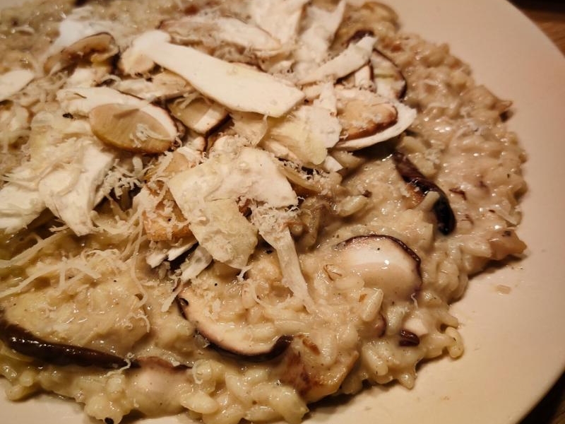 Szlachetne risotto grzybowe.