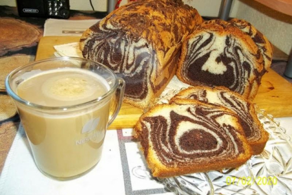Zebra, czyli kolorowe ciasto