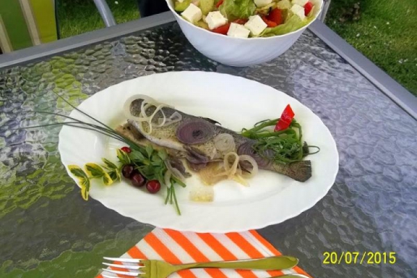 Pstrąg z grilla