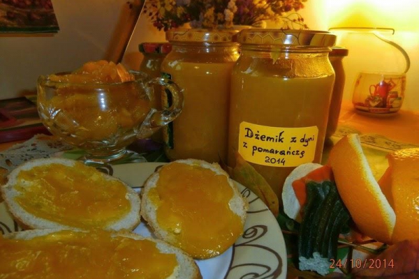Dżemik z dyni z pomarańczą