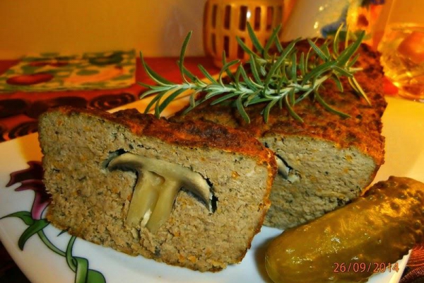 Pasztet z pieczarkami