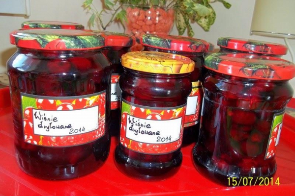 Wiśnie drylowane