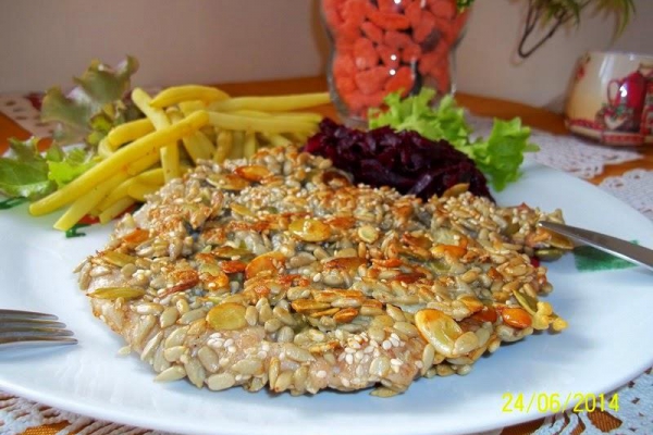 Schabowe w ziarnach