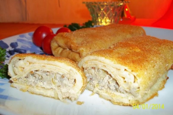Krokiety z kapustą, mięsem i grzybami