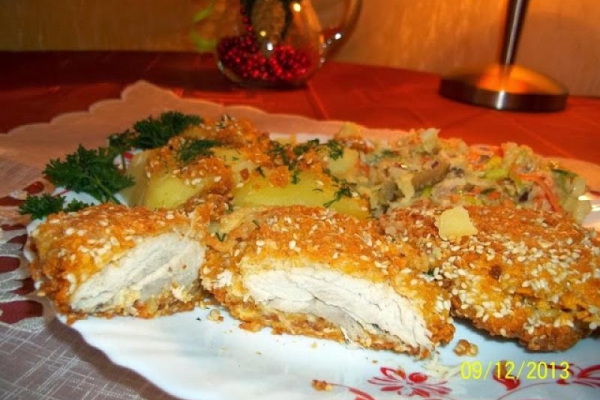 Kurczak w sezamie