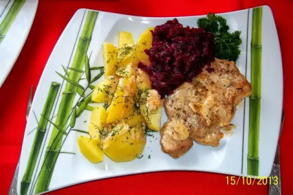Schab w śmietanie