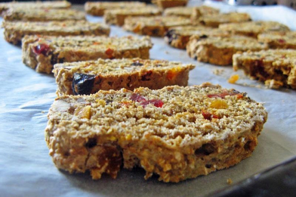 Pełnoziarniste biscotti (podwójnie pieczone)