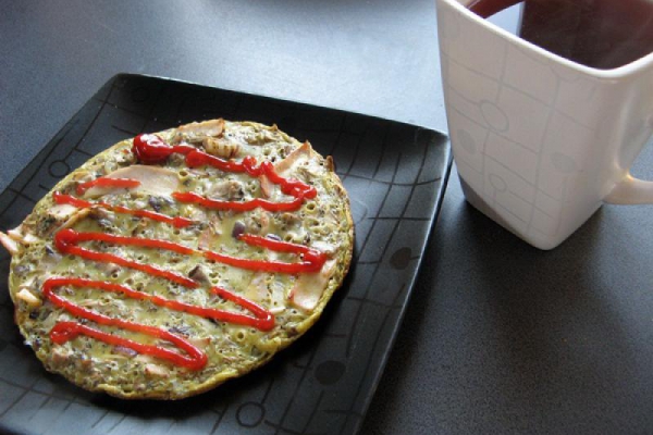 Mój ulubiony omlet a la pizza!