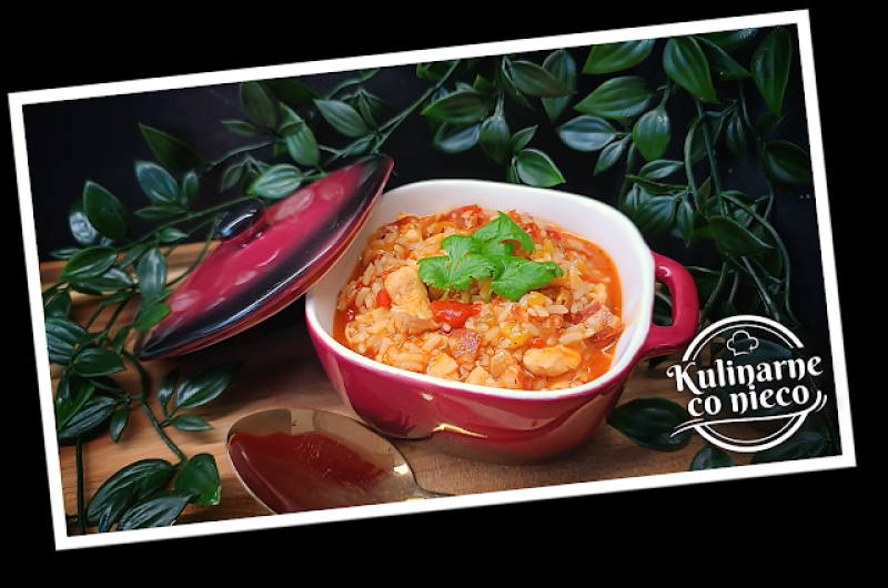 Fit Jambalaya z Kurczakiem i Chorizo (Cook4me Tefal - Multicooker)