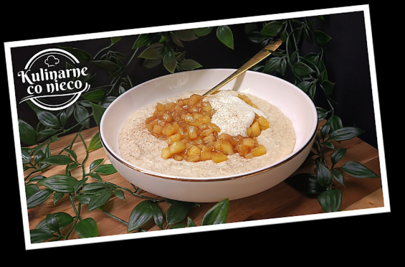 Owsianka a’la Proteinowa Szarlotka (*SERIA FIT*)