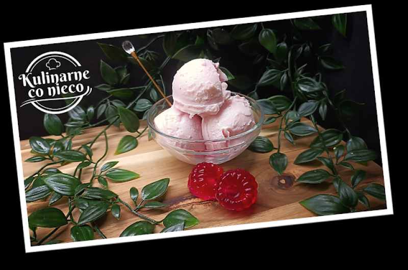 Proteinowe Lody Malinowo - Waniliowe (Ninja Creami)