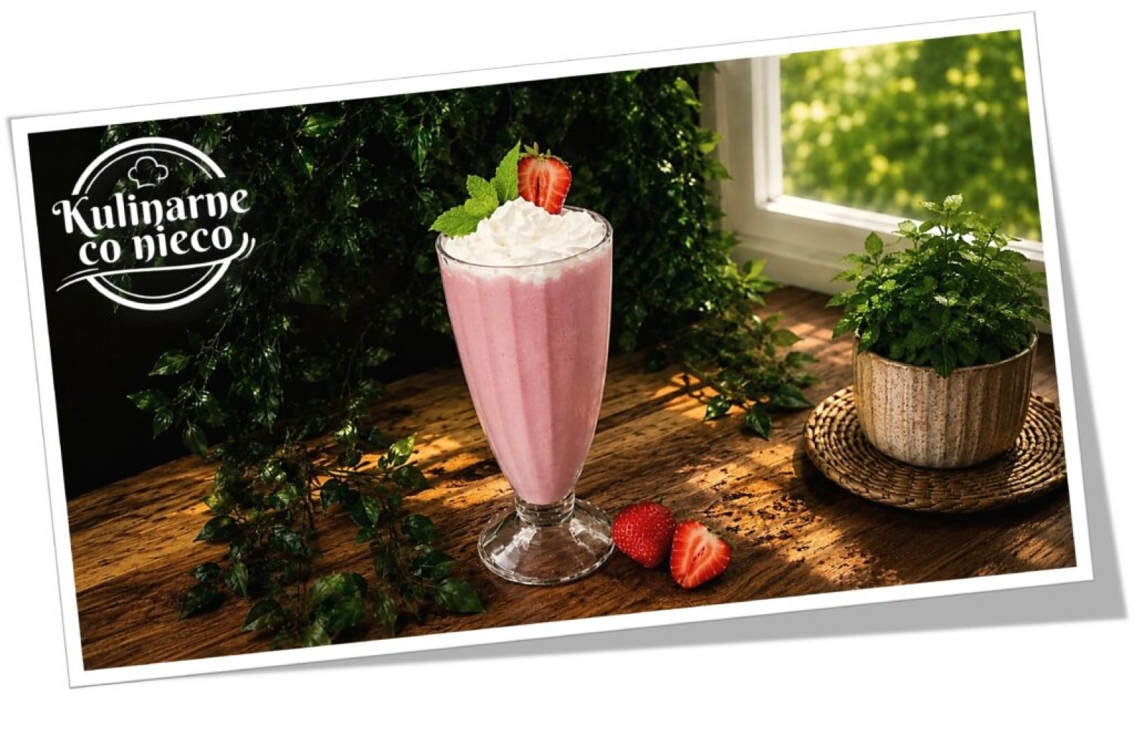 Gęsty Fit Milkshake Truskawkowy (Ninja Creami)