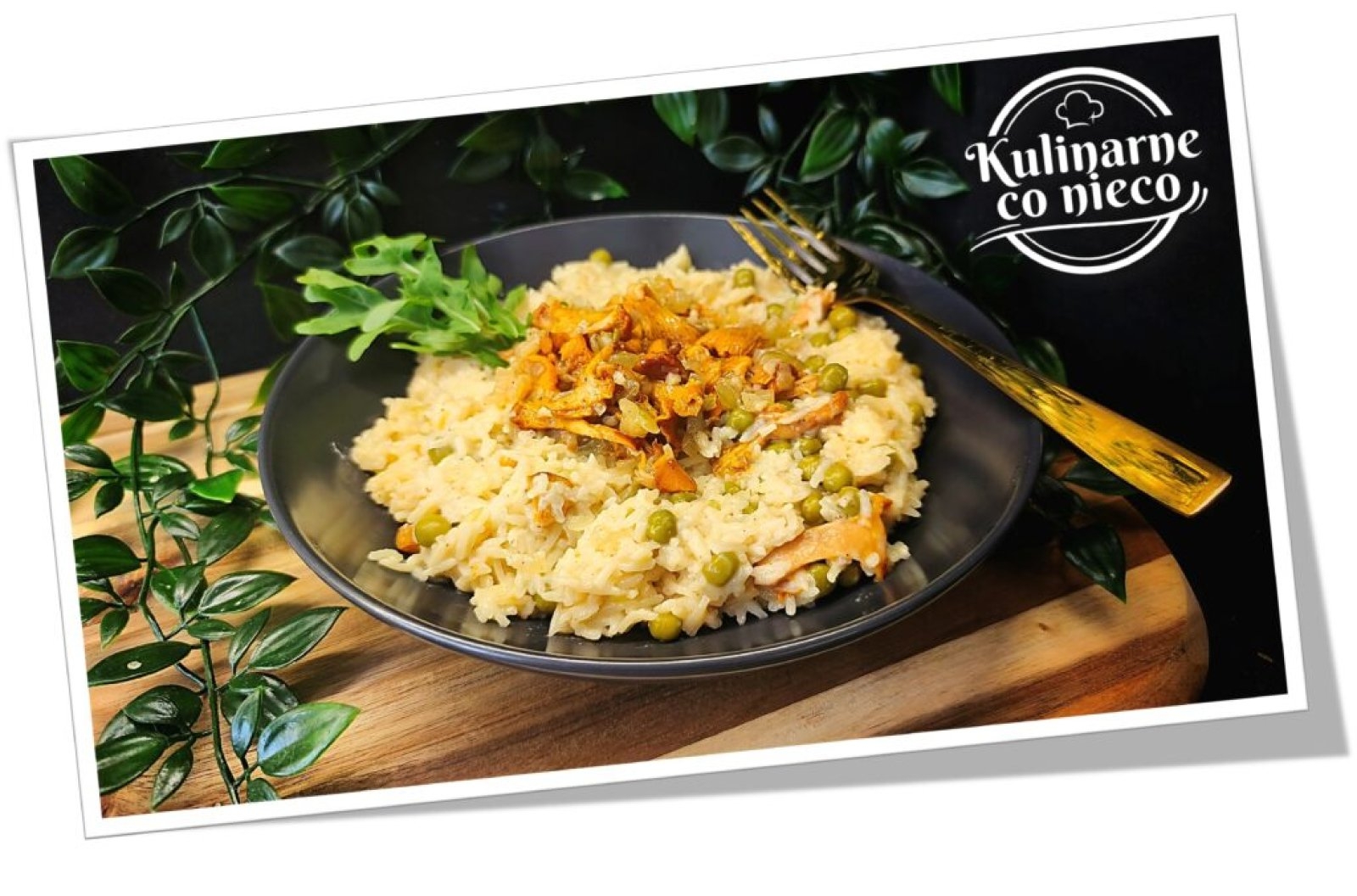 Fit Risotto z Kurkami i Zielonym Groszkiem (Cook4me Tefal – Multicooker)