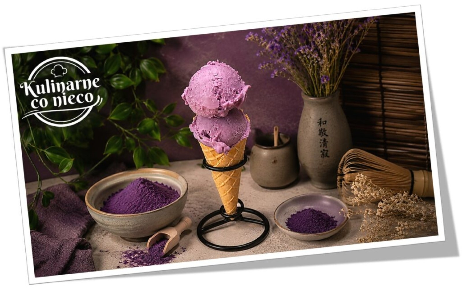 Lody Mleczne z Ube (Ninja Creami)