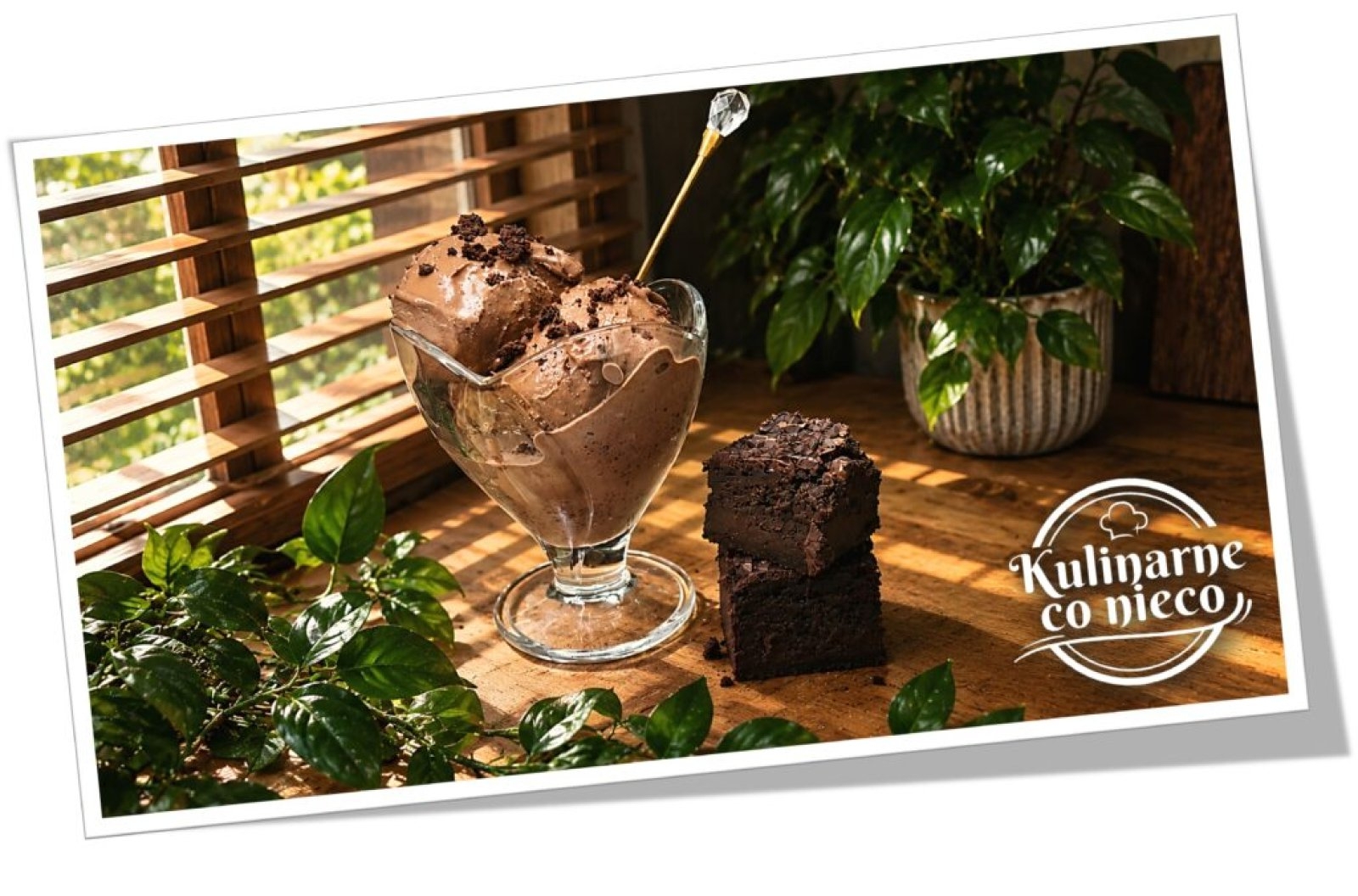 Lody Mleczne Brownie (Ninja Creami)