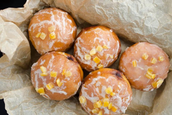 Pączki z nutką pomarańczy