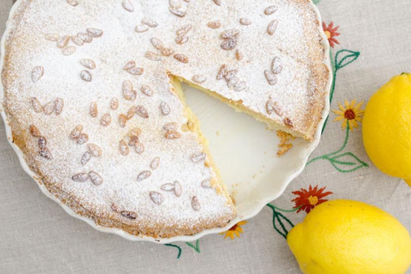Torta della Nonna kruche ciasto cytrynowe