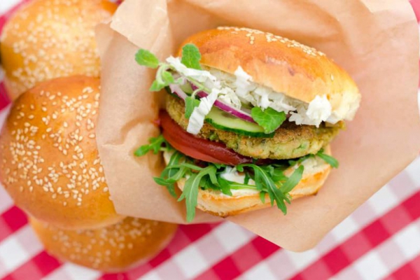 Burgery z kaszy jaglanej