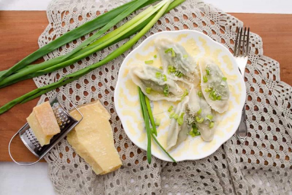 Pierogi ze szpinakiem II