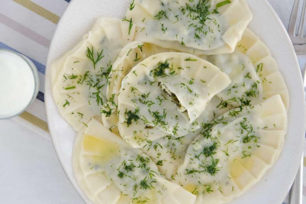 Pierogi ze szpinakiem