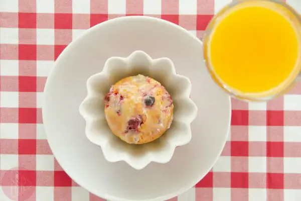 Muffiny żurawinowo - pomarańczowe